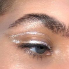 Silver Eyeshadow Looks, Cowgirl Makeup, Disco Makeup, Bride Vibes, Makeup Trial