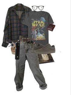 Star Wars Outfits Men, Masc Alternative Outfits, Euphoric Clothes, Masculine Grunge Outfits, Alt Outfits Men, Alt Mens Fashion, Outfits Masc, Thrift Inspiration, Indie Men