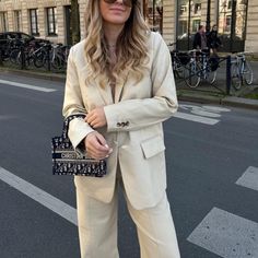 Questions? Leave A Comment Below! Elegant Oversized Cream Blazer, Chic Oversized Cream Blazer, Classic Zara Outerwear For Day Out, Zara Oversized Office Blazer, Chic Oversized Neutral Blazer, Chic Oversized Zara Blazer, Chic Oversized Blazer For Day Out, Chic Everyday Blazer, Trendy Cream Blazer For Work