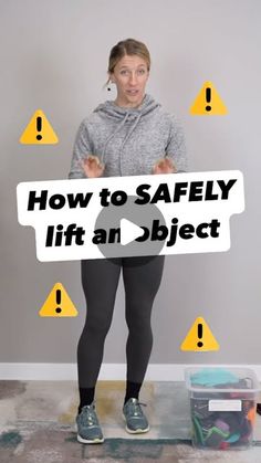 Alyssa Kuhn DPT | Osteoarthritis Expert on Instagram: "Picking up something heavy? 

Worried you’ll injure yourself? 😣

Picking up heavy objects can pose problems to certain joints like the back and the hips without proper form- mobility and strength ☝🏽

Think about this when you approach an object:

1️⃣ Step close to the object

2️⃣ Sit your hips back first then bend the knees 

3️⃣ Stand up, keeping object close 

There are alternative ways to pick up objects that I talk about in a video inside the Adventurers for Life membership, my arthritis workout membership. 

These tips can be very helpful in helping to prevent injury- especially as objects get larger and/or heavier 👀

#lifting #backpain #hippain #physicaltherapist #arthritis #arthritispain #kneepain #physicaltherapy #injuryprev