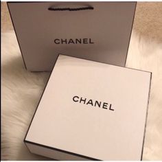 Chanel Gift Box/Bag Bundle Chanel Gift Box 9x9 Chanel Gift Bag 13x9 Trendy Box Bag As Gift, White Rectangular Box Bag For Gifts, Chic White Box Bag For Gifts, Trendy White Box Bag For Gift, Trendy White Box Bag As Gift, Chanel Gift Bag, Chanel Black And White, Coco Handle, Chic Quilts