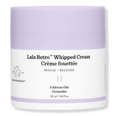 Lala Retro Whipped Cream - Drunk Elephant | Ulta Beauty Lala Retro Whipped Cream, Drunk Elephant Skincare, Natural Body Lotion, Mask For Dry Skin, Sephora Skin Care, Pretty Skin Care, Dry Skin Care, Skin Care Items, Facial Moisturizer