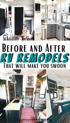 before and after rv remodels that will make you swoon home decor