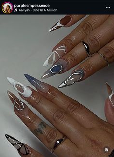 Bougie Nails, Uni Nails, Stilleto Nails Designs, Diy Acrylic Nails, Nail Art Gel, Light Nails, Edgy Nails