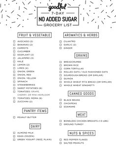 Sugar Free Diet Plan, No Sugar Challenge, Meal Prep Plan, Sugar Detox Plan, Detox Meal Plan, Meal Prep Plans, Sugar Free Diet, No Sugar Diet, Detox Plan