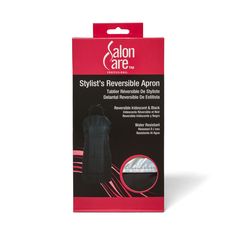 salon care stylist's reversible apron in black