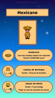 an image of a game screen with the words mexicano on it and other symbols