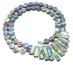 Description natural Paua Abalone Shell Necklace Material: 100% nature pearl , Genuine pearls,not fake or shell pearls. Pearl Size :8mm Clasp: 14k filled gold Long(1 inch=2.54CM) 18"(including clasp) also can customize as your demand Style:Choker Main Colour: black Quality: high quality pearl quantity: 1PC necklace Occasion:Party,Casual,normal Stringing: Double Knotted Fine Silk Thread The necklace is professionally hand knotted by double silk threads between each pearl.    About Pearl Q: Are these real genuine pearls? A: Yes, all the pearls we're selling are 100% real genuine pearls. Q: You say these are real pearls, why the prices are so low? A: We're an original supplier, and we offer the finest pearls jewelry at very low prices. Q: Do you combine shipping? A:Yes, we do. Combined shippin Stone Projects, Abalone Shell Necklace, Fine Pearl Jewelry, Pearl Jewelry Design, Pearls Jewelry, Real Pearls, Shell Necklace, Agate Crystal, Abalone Shell