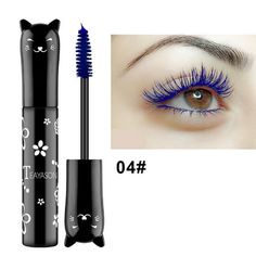 Waterproof Makeup Eyelash Long Curling Mascara Eye Lashes Extension 6 Colors WHY WE LOVE IT Curl Power! It's a roller for lashes! The eye-opening Hook 'n' Roll brush grabs, separates, lifts and curls? while the instant curve-setting holds for 12 hours.Contains provitamin B5 and serin, ingredients known for their lash-conditioning benefits. Long-wearing color in deep; Water-resistant & easy to remove; 87% said it gives long-lasting curl. Detail: Package Weight: 23g Color: Multicolor Shelf Life: 3 Mascara Bleu, Dry Mascara, White Mascara, Color Mascara, Colored Mascara, Blue Mascara, Curling Mascara, Tubing Mascara, Gift Makeup