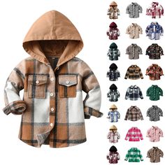 PRICES MAY VARY. boys sherpa lined hoodie reborn baby dolls girl clothes ugly sweater for toddler boy girls tie dye hoodie boys winter jackets size 10-12 baby boy easter sweater baby boy warm clothes toddler oversized sweater 3t winter coat toddler boy thermals for baby boy warm clothing for baby girls floral sweatshirt toddler girl down coat 3t baseball warm up jacket 7month old baby boy clothes infant jacket 0-3 months baby ugly easter sweater 4t jackets toddler girls tie dye hoodie girls todd Girls Flannel, Kids Plaid, Estilo Preppy, Plaid Coat, Long Sleeves Coats, Boys Jacket, Girl Falling, Winter Coats Jackets, Casual Sets