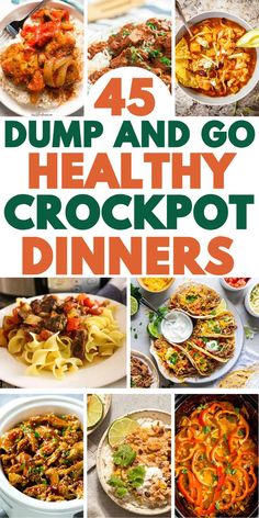 Easy healthy crockpot dinner recipes for frugal family meals on a budget, with clean eating chicken recipes and easy healthy meal prep ideas. Protein Crockpot Meals, Crockpot Recipes Healthy Easy, High Protein Crockpot Meals, High Protein Crockpot, Healthy Crockpot Dinners, Easy Healthy Slow Cooker Recipes, Fast Family Dinners, Easy Crockpot Recipes Healthy, Chicken Crockpot Recipes Healthy