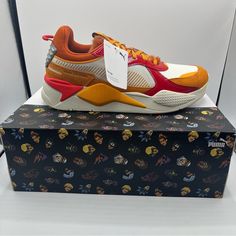 Puma Rs-X He-Man Lace Up Mens Sz 11.5 Orange Sneakers Casual Shoes 38856101 Nib New In Box See Photos Puma Rsx, Puma Rs X, Puma Rs-x, Orange Sneakers, Puma Rs, Shoes Puma, Puma Shoes, Pumas Shoes, Mens Shoes Sneakers