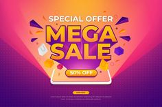 the mega sale is on and it's up to 50 % off with this special offer