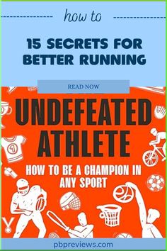 an advertisement for the book, how to be a champion in any sport