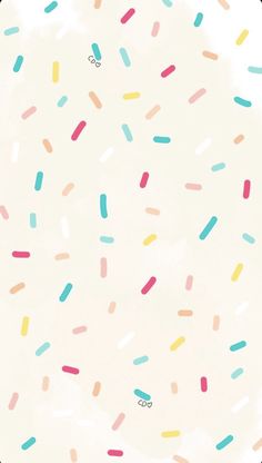 a white plate with sprinkles on it