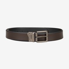 Throw on the belt that's as customizable as your style. The reversible design allows you multiple wearing options, while the matte black buckle adds a clean, subtle accent. Belt Brown, Reversible Belt, Brown Belt, Black Belt, Mens Belts, Nike Logo, Leather Belt, Your Style, Matte Black