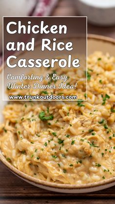 Savor the Best Ever Chicken And Rice Casserole – a comforting and easy winter dinner idea! This baked casserole is packed with flavorful chicken and perfectly cooked rice, making it a go-to for cozy nights in. Perfect for busy weeknights or family gatherings, this chicken and rice recipe is a must-try. Save this delicious comfort food dinner idea today!
#ChickenAndRiceCasserole
#BakedCasserole
#EasyChickenAndRice