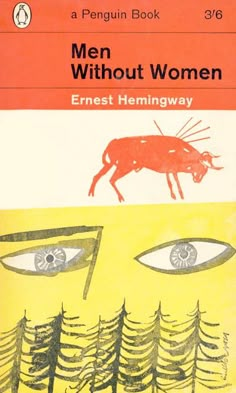 a penguin book cover with an image of a pig and another animal in the background