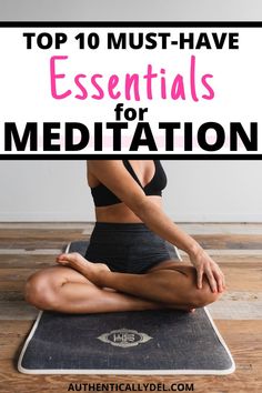 meditation essentials Meditation Routine, Set Yourself Up For Success, Health Challenge, Level Up, Lifestyle Blog, Self Care, Must Haves, Improve Yourself