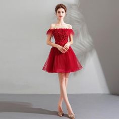 cheap cocktail dress 0910-05 Poofy Prom Dresses, Burgundy Homecoming Dress, Prom Dress Burgundy, Grey Evening Dresses, Burgundy Homecoming Dresses, Junior Party Dresses, Cheap Cocktail Dresses, Dress With Corset, Red Cocktail