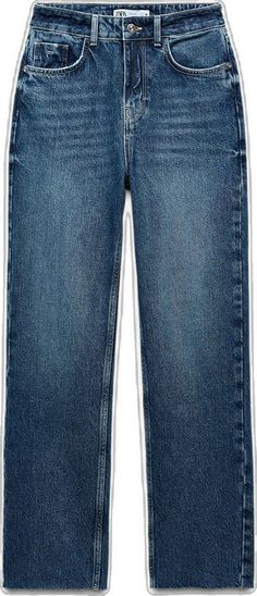 Casual Zara Jeans With Five Pockets, Zara Casual Jeans With Five Pockets, Zara Denim Jeans With Five Pockets, Zara Straight Leg Jeans For Streetwear, Zara Wide Leg Denim Blue Jeans, Zara Classic Straight Leg Jeans, Zara High Rise Jeans With Five Pockets, Zara Denim Jeans For Streetwear, Zara Classic Mid-rise Jeans