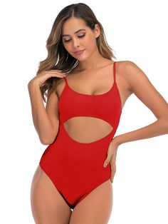 Leaky One-piece Swimsuit Aosig