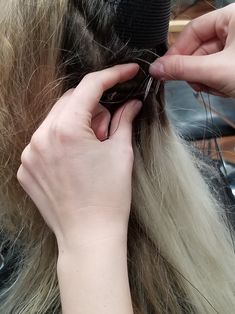 Hand Tied Hair Extensions, Hair In A Ponytail, Hand Tied Wefts, Types Of Hair Extensions, Hair Extentions, A Ponytail, Grow Out, Tie Knots, Hair Growth