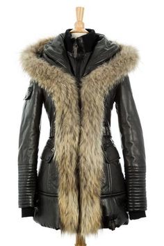 Women's Collection of Jackets – Dejavu NYC Parka Outfit Winter, Leather Coat With Fur, Parka Jacket Women, Leather Sleeve Jacket, Denim Coat Women, Winter Outfits Warm, Quilted Parka, Jacket With Fur, Fur Leather Jacket