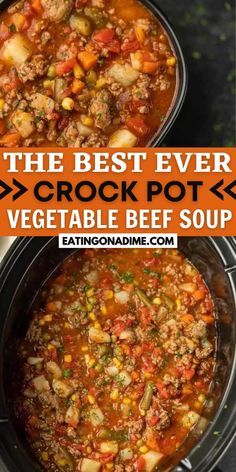 the best ever crock pot vegetable beef soup