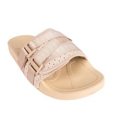 Authentic unisex slide. Upper in lycra, outsole in SBS and rubber. Strap closure with banda with Omini logo repetition. Textile Composition: Midsole - 100% Styrene Butadiene Styrene; Outsole - 100% Rubber; Upper - 70% Lycra, 30% Nylon Sporty Adjustable Slides With Removable Insole, Sporty Leather Slip-on Slides, Sporty Slip-on Slides For Swimming, Leather Slides With Slip-resistant Sole, Sporty Adjustable Open Toe Slides, Us Man, Kid Shoes, Slides, Kids Outfits