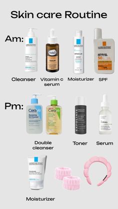 rutina del día Bright Skin Skincare, Haut Routine, Men Skin Care Routine, Skin Care Basics, Face Skin Care Routine