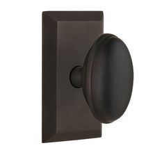 an image of a black door handle on a white background