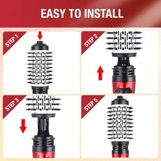 Rotating Hair Dryer, Straighten Hair, Hair Curl, Curl Hair, Hair Dryer Brush, Peinados Fáciles Para Cabello Corto, Hair Styler, Casual Hairstyles, Blow Dryer