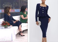 outnumbered, lisa boothe, fox news fashion, blue peplum midi dress