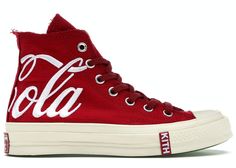 Check out the Converse Chuck Taylor All-Star 70 Hi Kith x Coca Cola Red available on @StockX Chuck 70s Outfit, Red Chucks, Cute Converse, Usa Shoes, Denim Converse, Red Converse, Cute Swag Outfits, Converse Chuck Taylor All Star, Dream Shoes