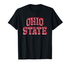 PRICES MAY VARY. Officially Licensed Ohio State University apparel. Show your support for the Buckeyes with this Ohio State logo apparel! The soft material and digitally printed logo make this a great addition to any Ohio State Buckeyes apparel collection! Buckeye Nation! Wear this fan favorite Ohio State Buckeyes apparel to the big game or just hanging out around the house. The unique vintage logo will let everyone know your affiliation with OSU! Lightweight, Classic fit, Double-needle sleeve a Ohio State Logo, Buckeye Nation, University Apparel, Ohio State University, Ohio State Buckeyes, Clothing Logo, Big Game, Ohio State, Vintage Logo