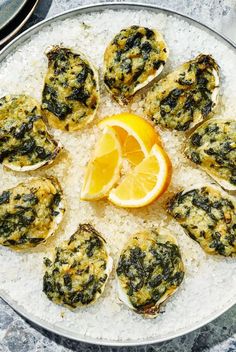 Named after millionaire John D. Rockefeller, Oysters Rockefeller was created by the owner of Antoine's Restaurant in New Orleans in 1899. Rockefeller Oysters, Oysters Rockefeller Recipe, Hummus With Tahini, Nola Food, Leah Chase, Steamed Oysters, Stuffed Squash Blossoms, Nola Recipes