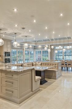 a large open concept kitchen and living room