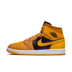 Style: Bq6472-700 Color: Chutney/Black/White/Taxi Gender: Womens Air Jordan 1 Mid Women, Air Jordan 1 Women, Air Jordans Women, Horror Villains, Jordan Retro 1, Jordans Women, Nike Air Jordan 1 Mid, Womens Air Jordans, Baskets Nike