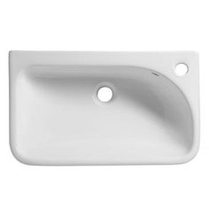 a white sink on a white background