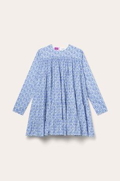 Tiered Dresses, Liberty Blue, Tiered Tops, Elevated Basics, Smock Top, Knitwear Dress, Capsule Collection, Tiered Dress, Pink Print