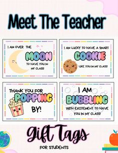 the teacher gift tags are available for students to use