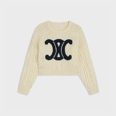 Celine Clothes, Celine Triomphe, Knitwear Women, Crew Neck Sweater, Neck Sweater, Casual Style, Sweaters & Cardigans, Ready To Wear, Knitwear