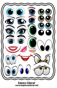 an image of eyes with different expressions and shapes for each individual to see in the picture