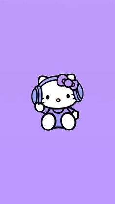 Hello kitty  ~ wallpaper -  background ~  screensaver ~ fotos de pantalla ~ Purple Hello Kitty, Waves Wallpaper Iphone, Hello Kitty Theme Party, Pink Wallpaper Hello Kitty, Walpaper Hello Kitty, My Melody Wallpaper, Foto Aesthetic, Hello Kitty Themes, Hello Kitty Aesthetic