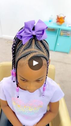 Kids Feed In Braids Hairstyles, Large Feed In Braids, Feeder Braids, Feed In Braids, Stitch Braids, Feed In Braid