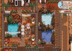 an image of a video game with lots of plants and flowers on the outside wall