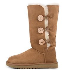 Women's Bailey Button Triplet II Chestnut Boots Womens Timberland Boots, Ugg Chelsea Boots, Outfit Builder, Outfit Building, Ugg Boots Sale, Ugg Boots Cheap, Chestnut Boots, Ugg Boot, Boots Fur