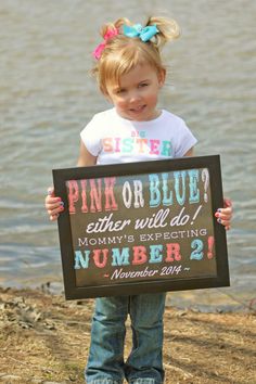 Hey, I found this really awesome Etsy listing at https://www.etsy.com/listing/180083028/pregnancy-announcement-chalkboard-photo Pregnancy Announcement Chalkboard, Baby 2 Announcement, Second Baby Announcements, Sibling Announcement, Baby Number 2, Gender Reveals, Baby Announcements, Pink Or Blue