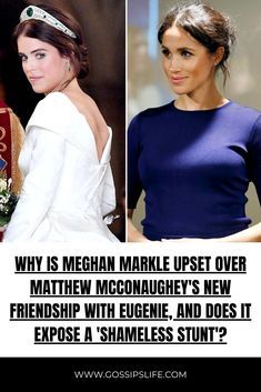 there are two pictures of the same woman in blue dresses and one is wearing a tiara